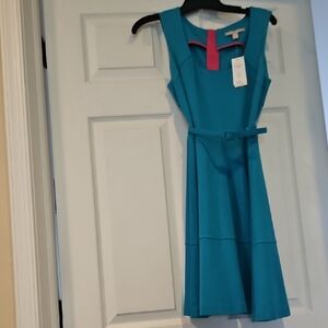 Banana Republic Blue Mini Dress with Belt